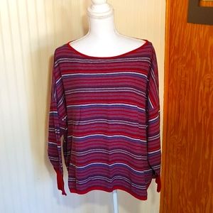 Chaps Striped Cotton Sweater